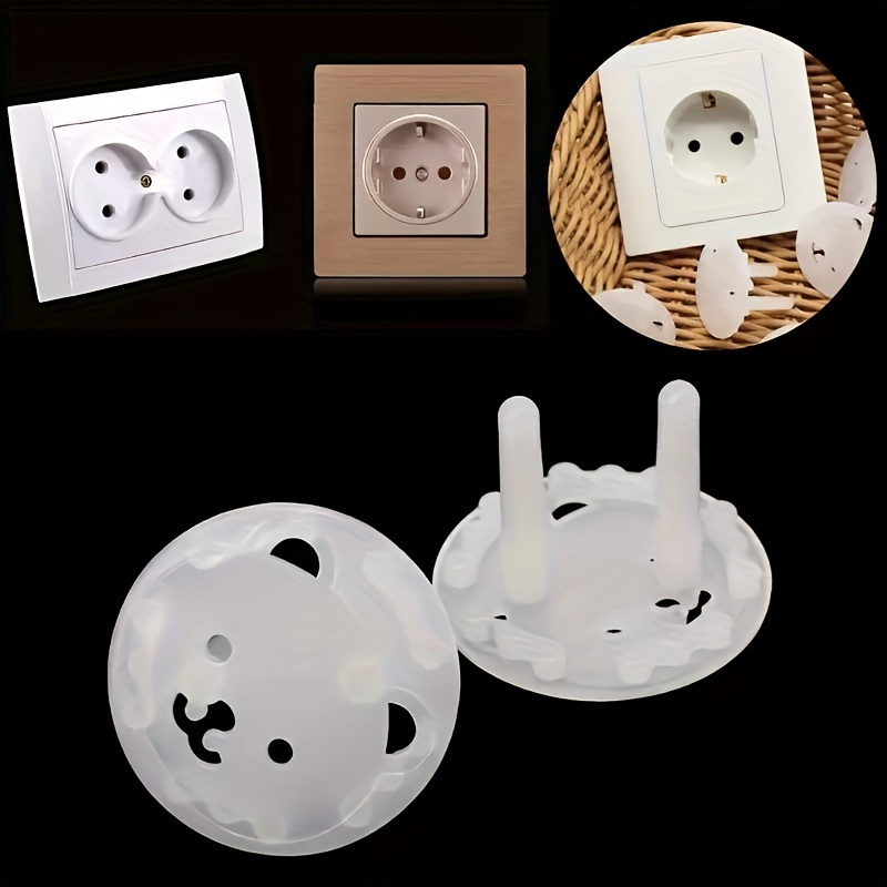 Outlet Cover Baby - 10pcs Bear EU Power Socket Electrical