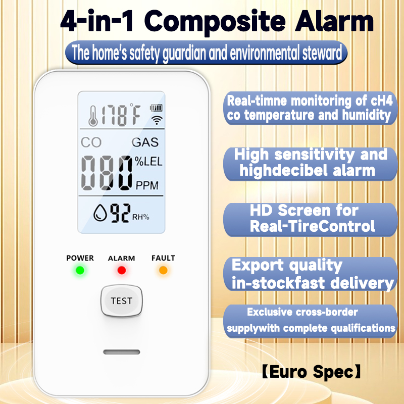 4 In 1 Gas Detector Carbon Mon - огляд і ціна Co Detector Plug
