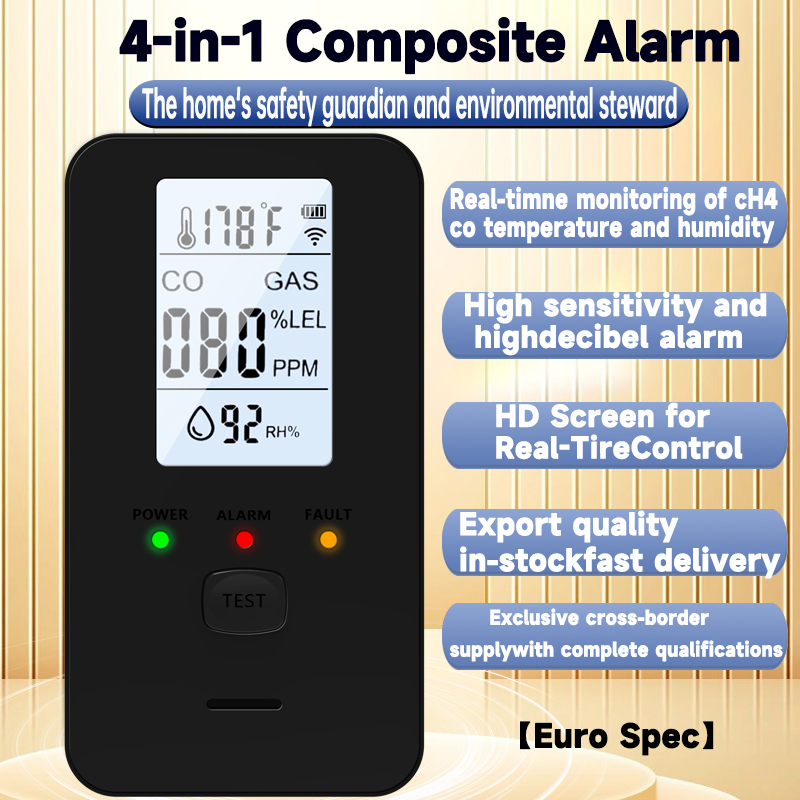 4 In 1 Gas Detector Carbon Mon - огляд і ціна Co Detector Plug