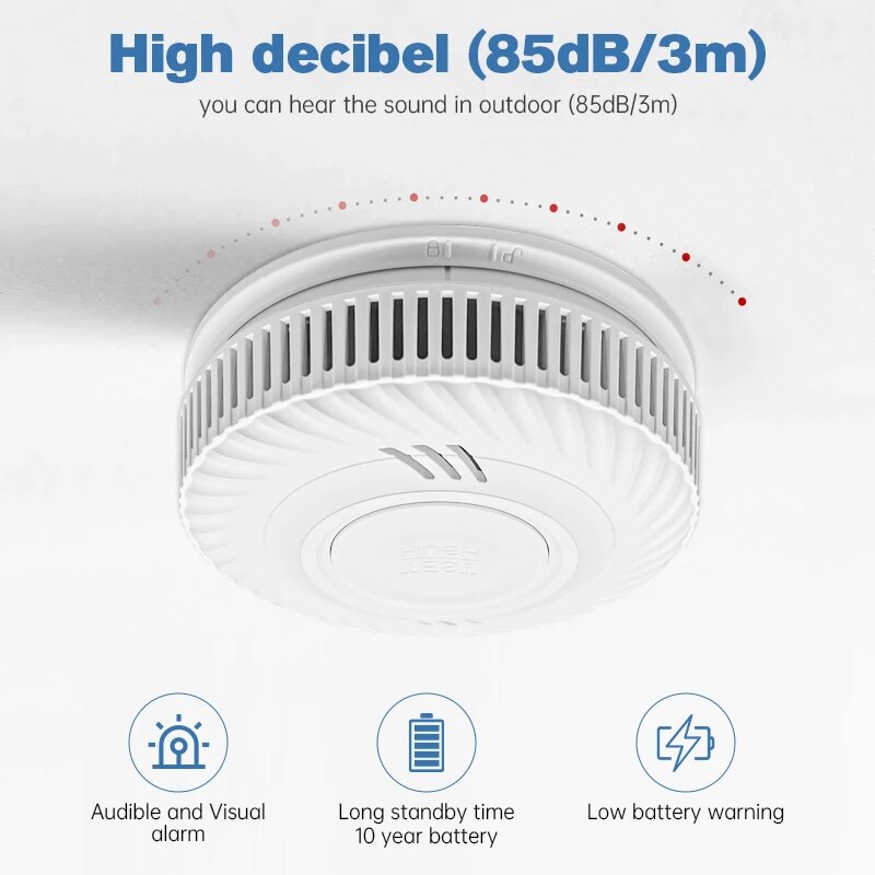 1pc Smoke Detector Warning, In - огляд і ціна Smoke Detector Interconnected