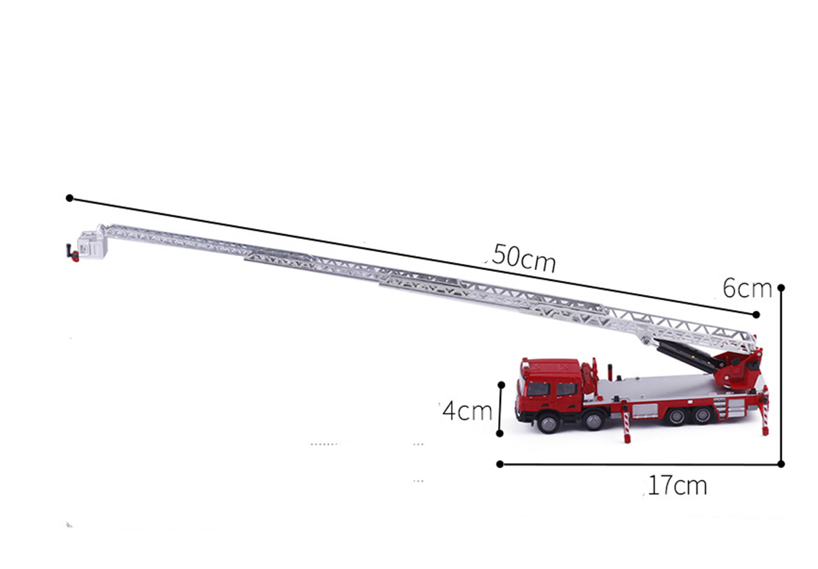 Alloy 1:50 ladder fire engine  - огляд і ціна Fire Escape Ladder