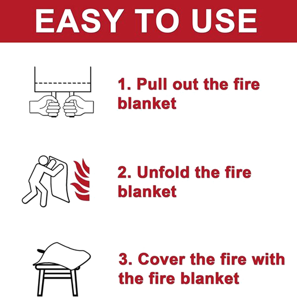 A40Z-Emergency Fire Blanket, F - огляд і ціна Fire Blanket Kitchen