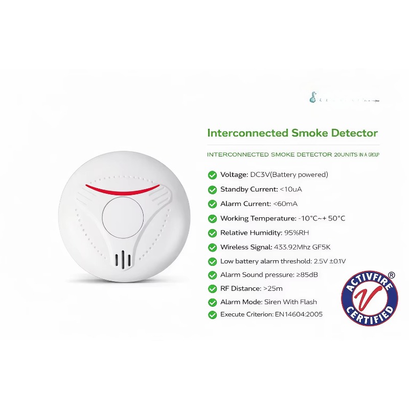 Activfire AU Standard AS3786 W - огляд і ціна Smoke Detector Interconnected