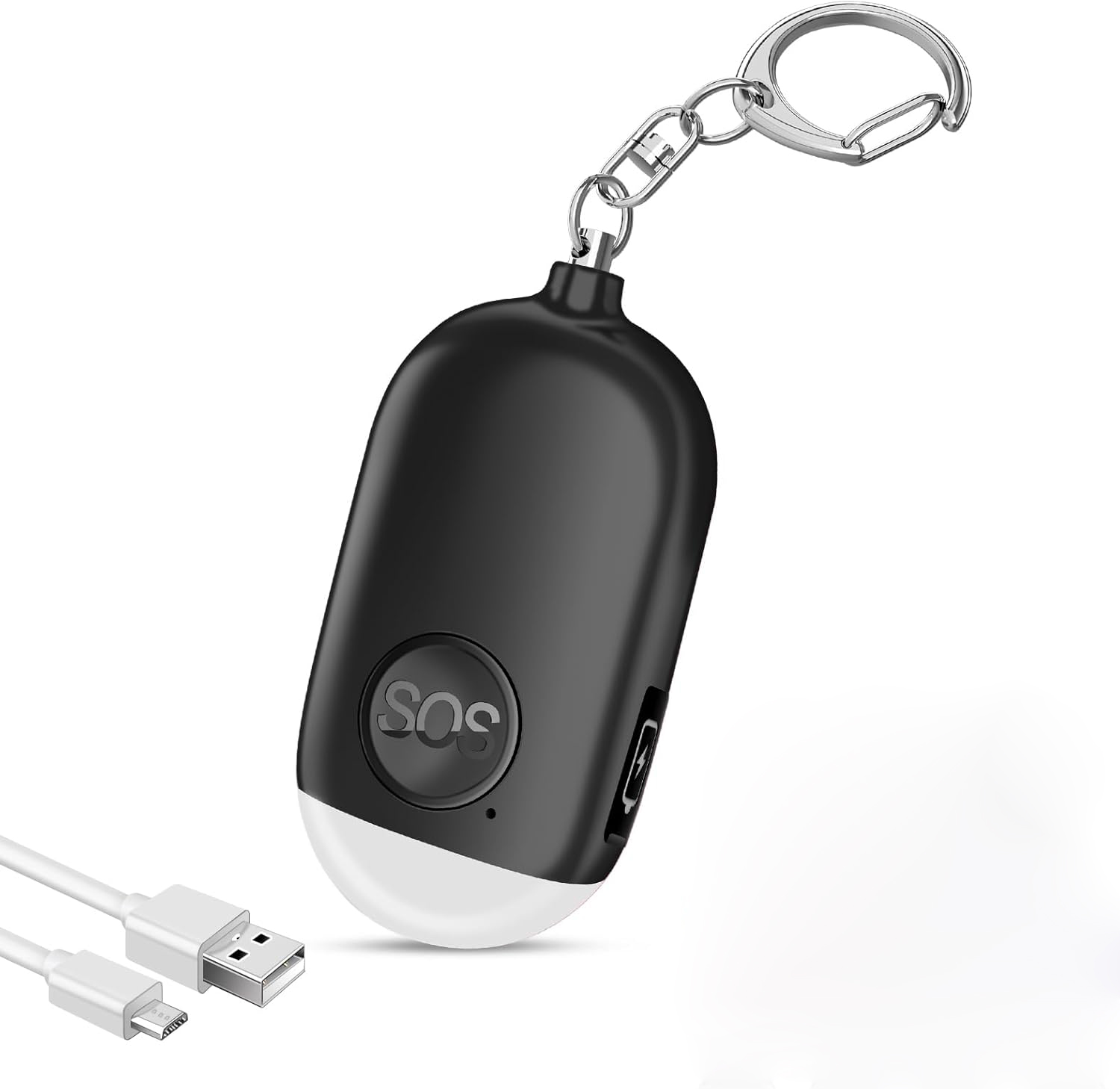 1pc Ultra-Loud 130DB Personal  - огляд і ціна Personal Alarm Keychain