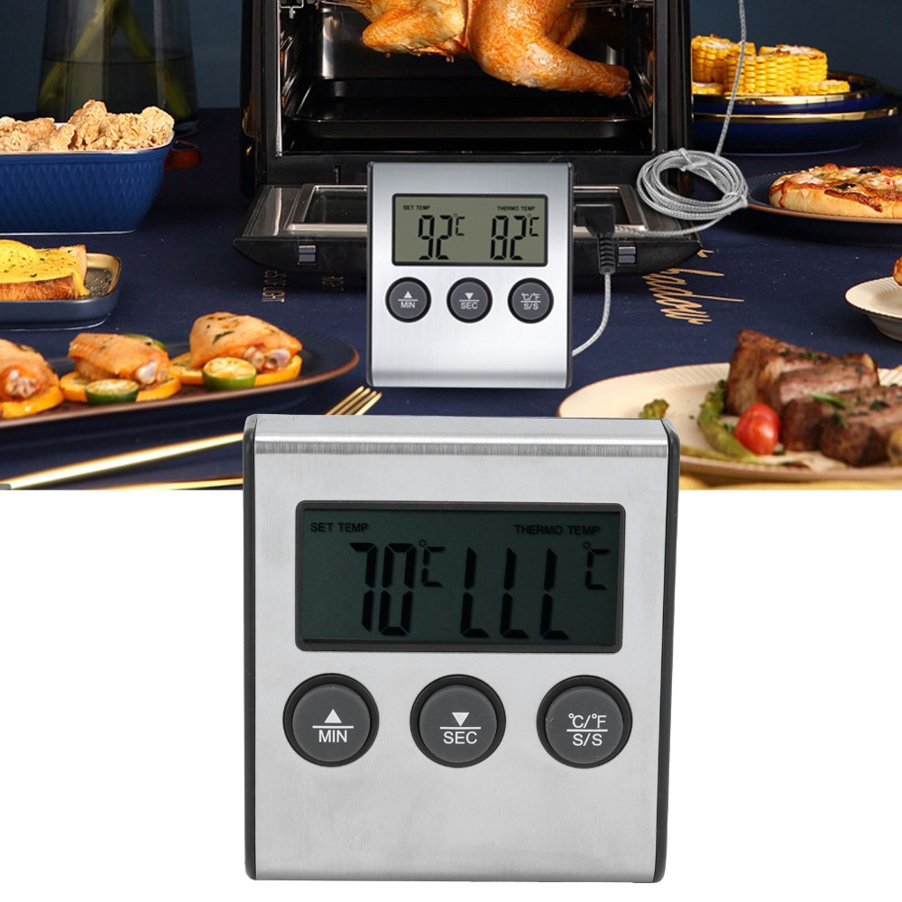 Silver Digital BBQ Meat Thermo - огляд і ціна Pool Alarm Float
