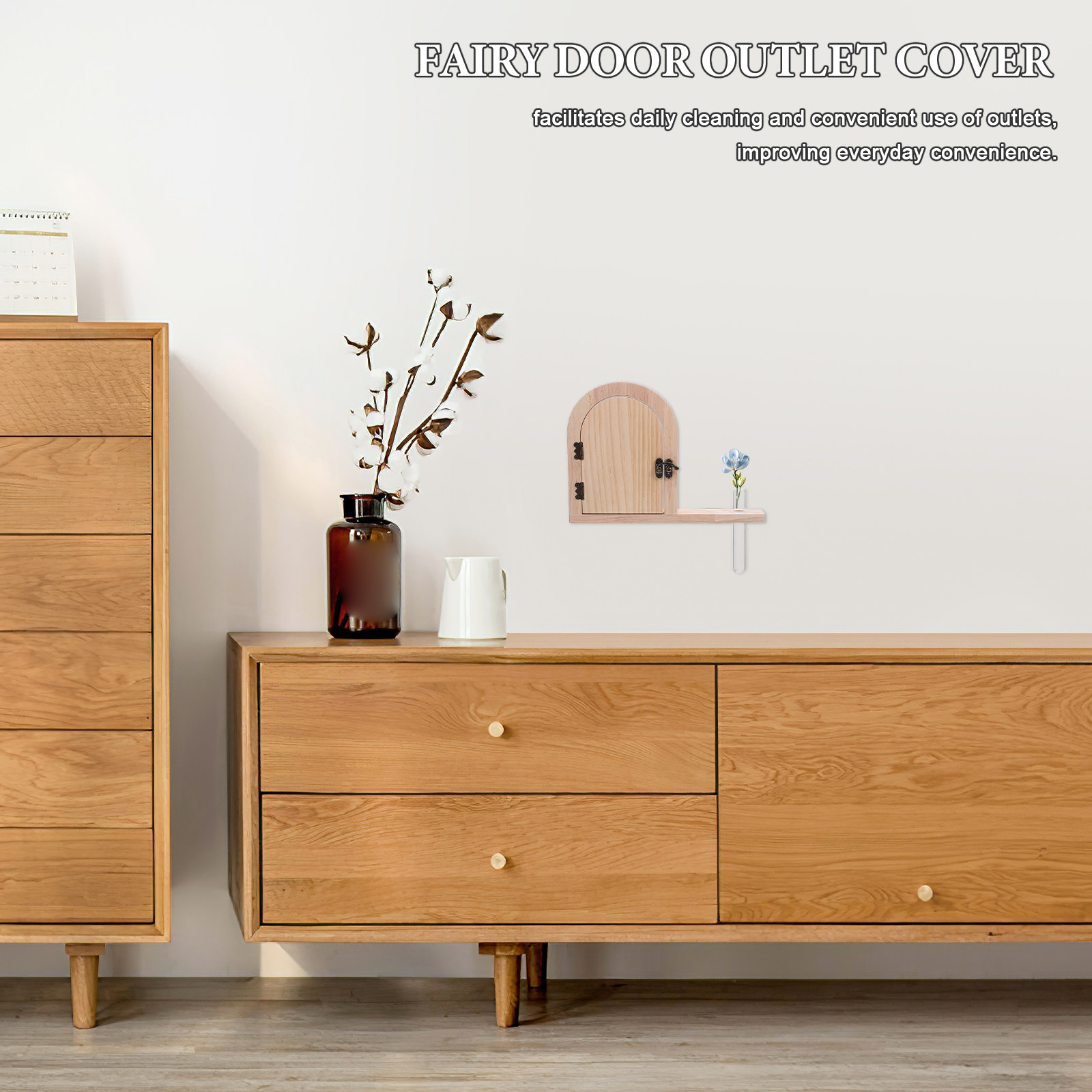 Fairy Door Outlet Cover Wooden - огляд і ціна Outlet Cover Baby